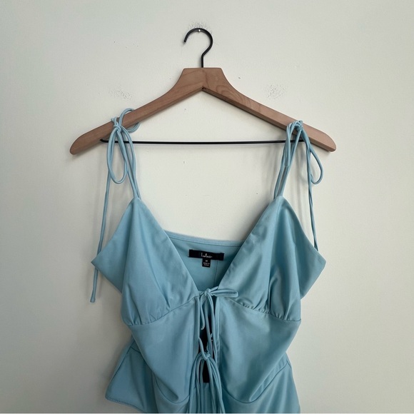 NWT Lulus Sultry for the Night bodysuit Going Out Party Festival Club Date Tie - Picture 8 of 15